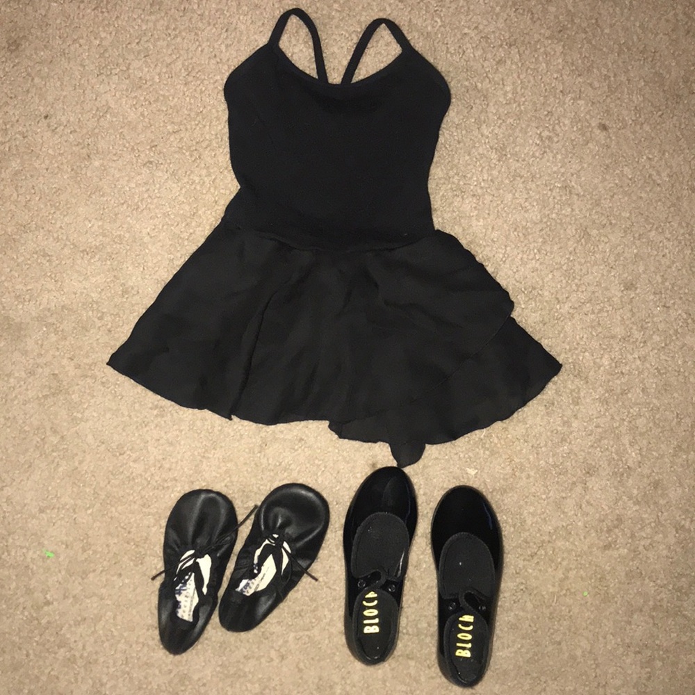 Girls Tap and Ballet Lot Shoe Sz 9. W 4t/5t